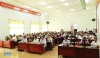 Toàn cảnh đại biểu, cử tri dự tiếp xúc với Đoàn đại biểu Quốc hội tỉnh Bình Phước