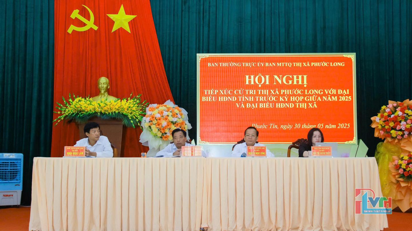 ĐẠI BIỂU HĐND TỈNH, THỊ XÃ TIẾP XÚC CỬ TRI KHU VỰC PHƯỚC TÍN, PHƯỚC BÌNH, LONG PHƯỚC TRƯỚC KỲ HỌP GIỮA NĂM 2025
